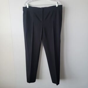 akris punto women's Frankie cropped pants size 16 black high rise